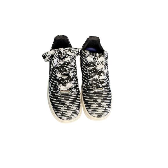 Burberry NIB Box Knit Sneakers in Black and White Check Size 42 - Picture 4 of 14